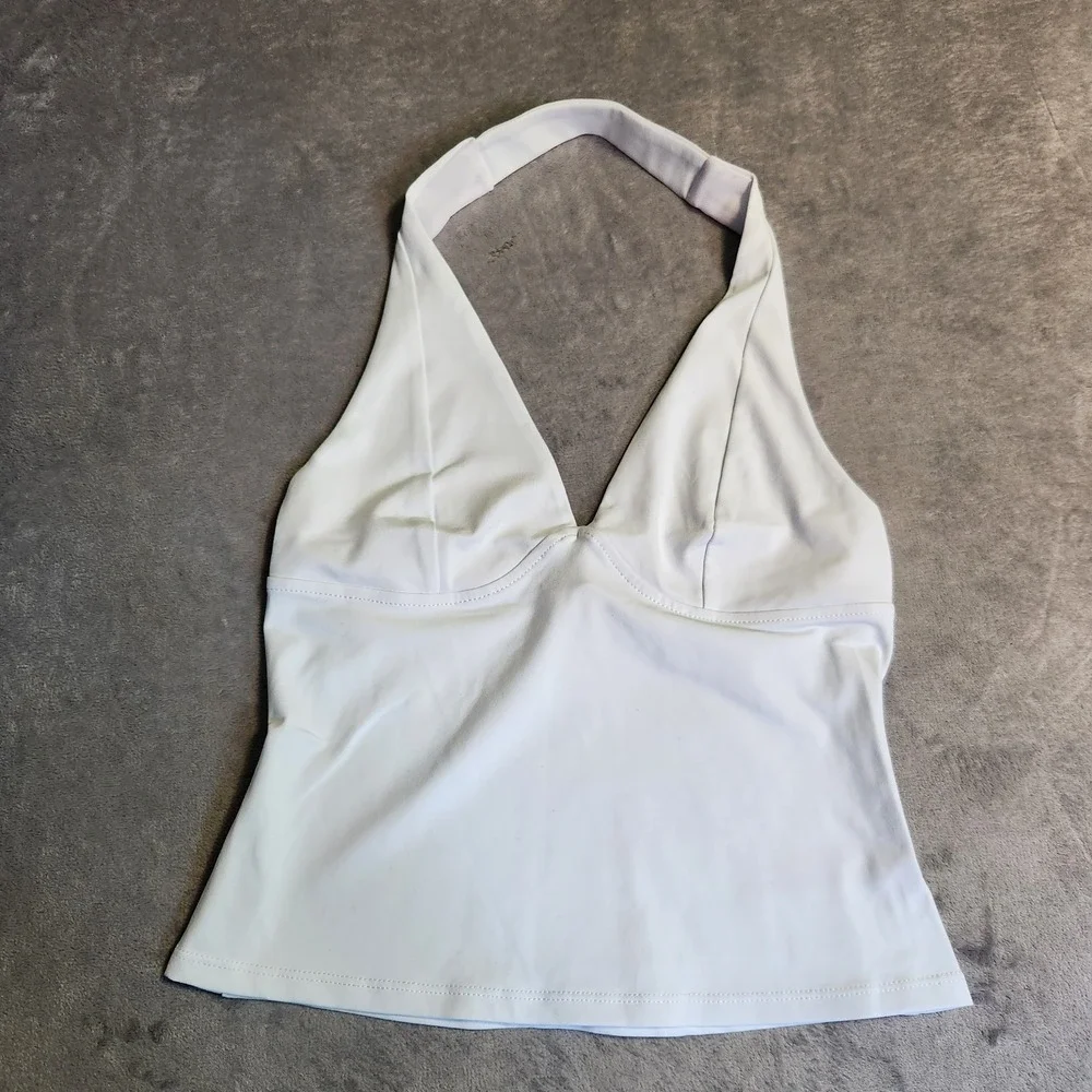 New Intimately Free People White Halter Top Women's S FP Boho NWT